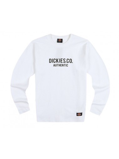 DICKIES Logo Long Sleeves Tee - White